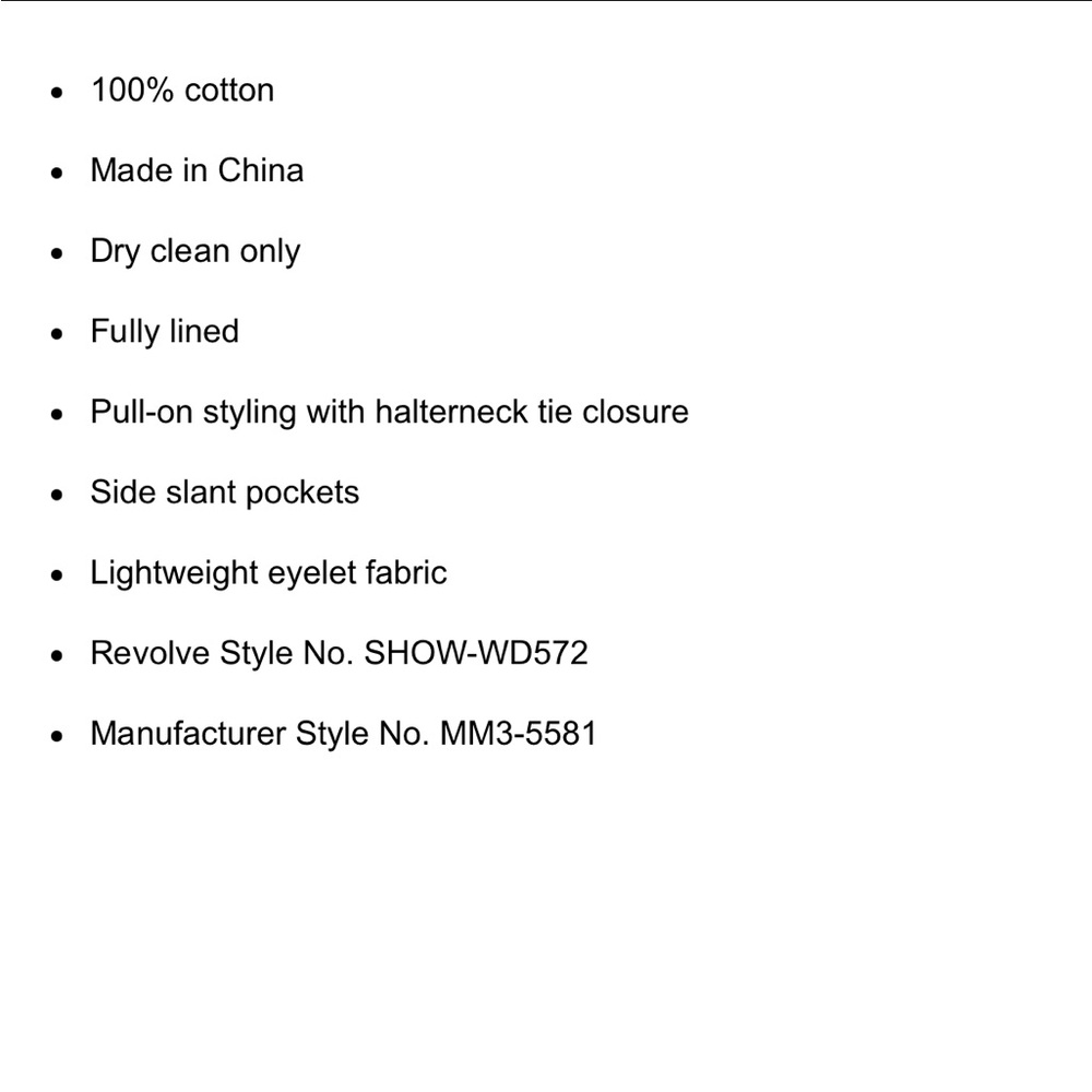 NWT SHOW ME YOUR MUMU out of town mini dress in red eyelet - Picture 5 of 7